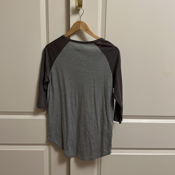 Ten Tree Baseball Tee Grey Medium - Picture 3 of 3